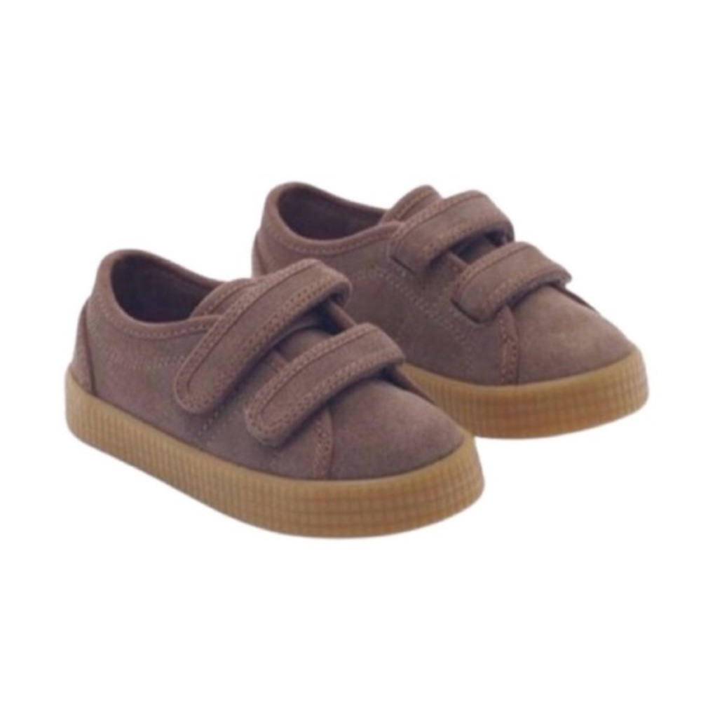 ZARA KIDS MAUVE LEATHER SNEAKERS